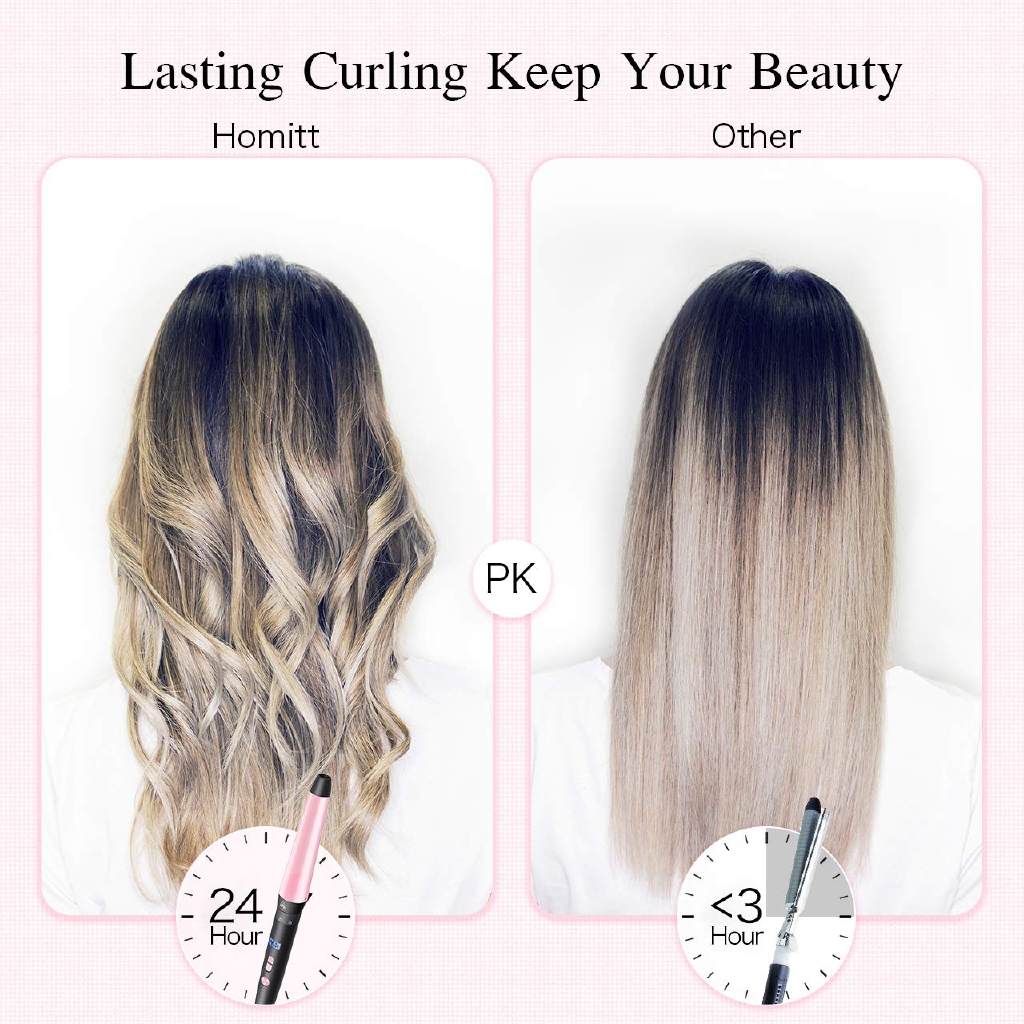 homitt beauty hair curling iron
