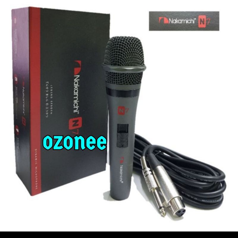 Nakamichi N7 MICROPHONE NAKAMICHI N7 ORIGINAL MIC Cable | Shopee ...