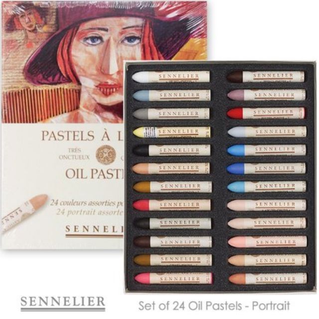 Oil Pastel Set - Universal, Set of 24