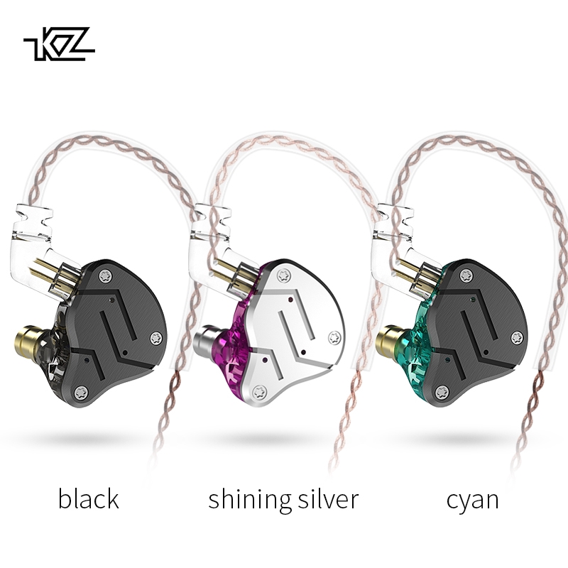 Kz Zsn 1dd 1ba Armature Dual Driver Earphone In Ear Earbuds