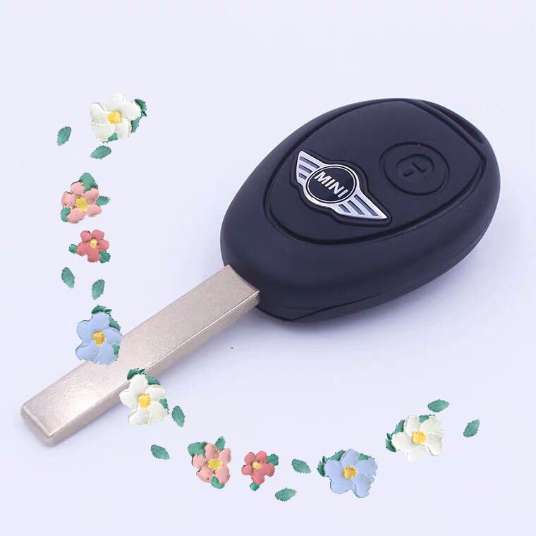 Reflection Face up Golden BMW mini 2 button remote key casing to replace BMW MINI COOPER R50 R53 etc.  straight-handle remote control key shell | Shopee Philippines
