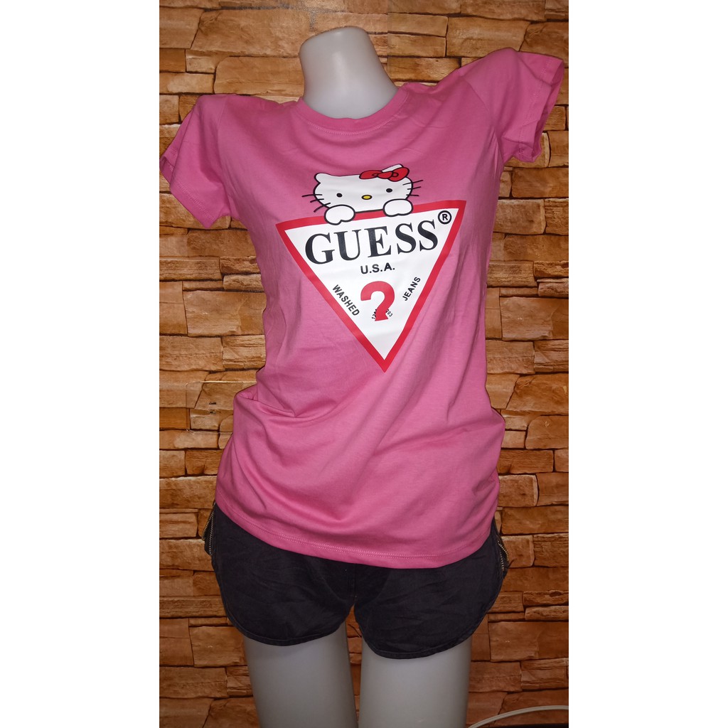 guess hello kitty t shirt