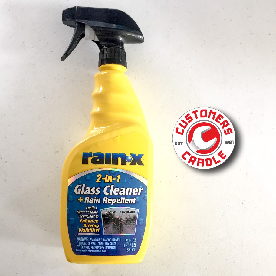 RainX 2 in 1 Glass Cleaner + Rain Repellent (23 FL OZ / 1 PT 7 OZ / 680ml) Shopee Philippines