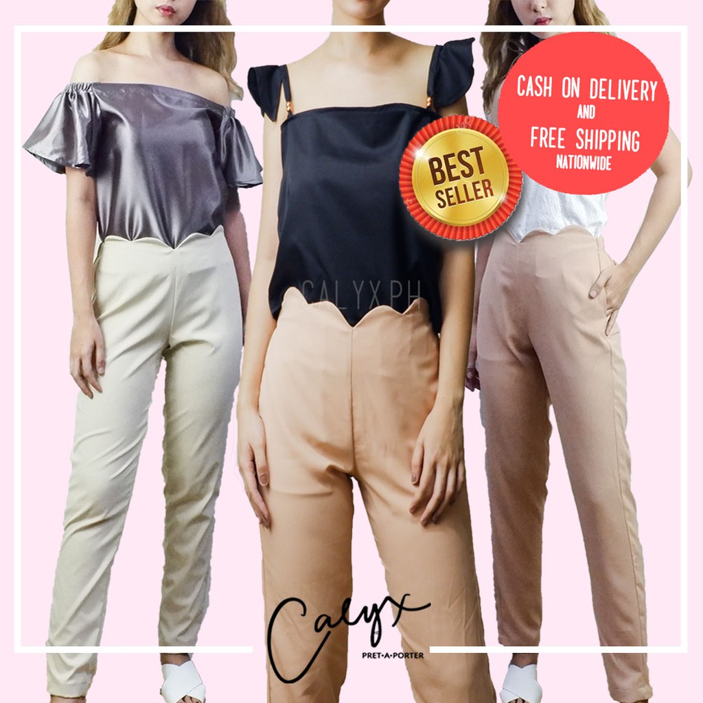 plus high waisted trousers