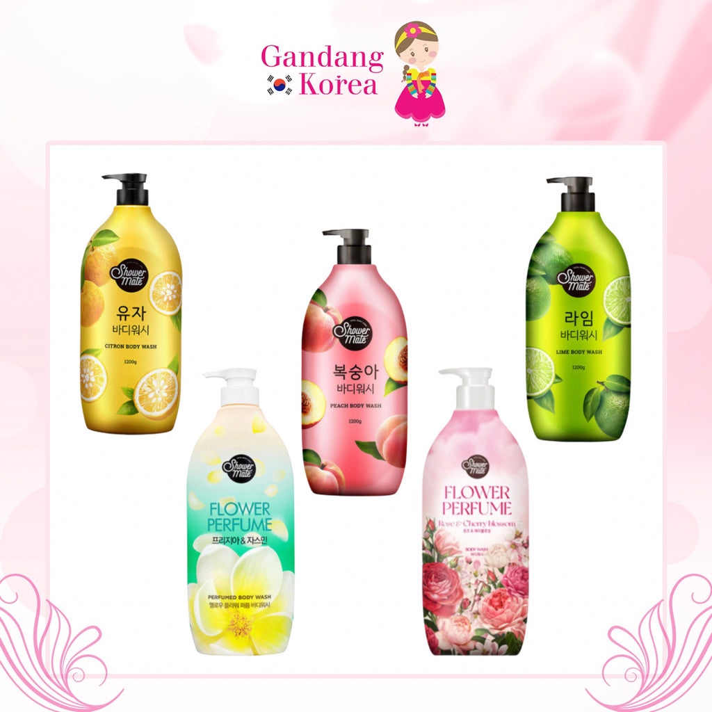 Aekyung Shower Mate Body Wash Peach Lime Citron Flower Korea Shopee Philippines