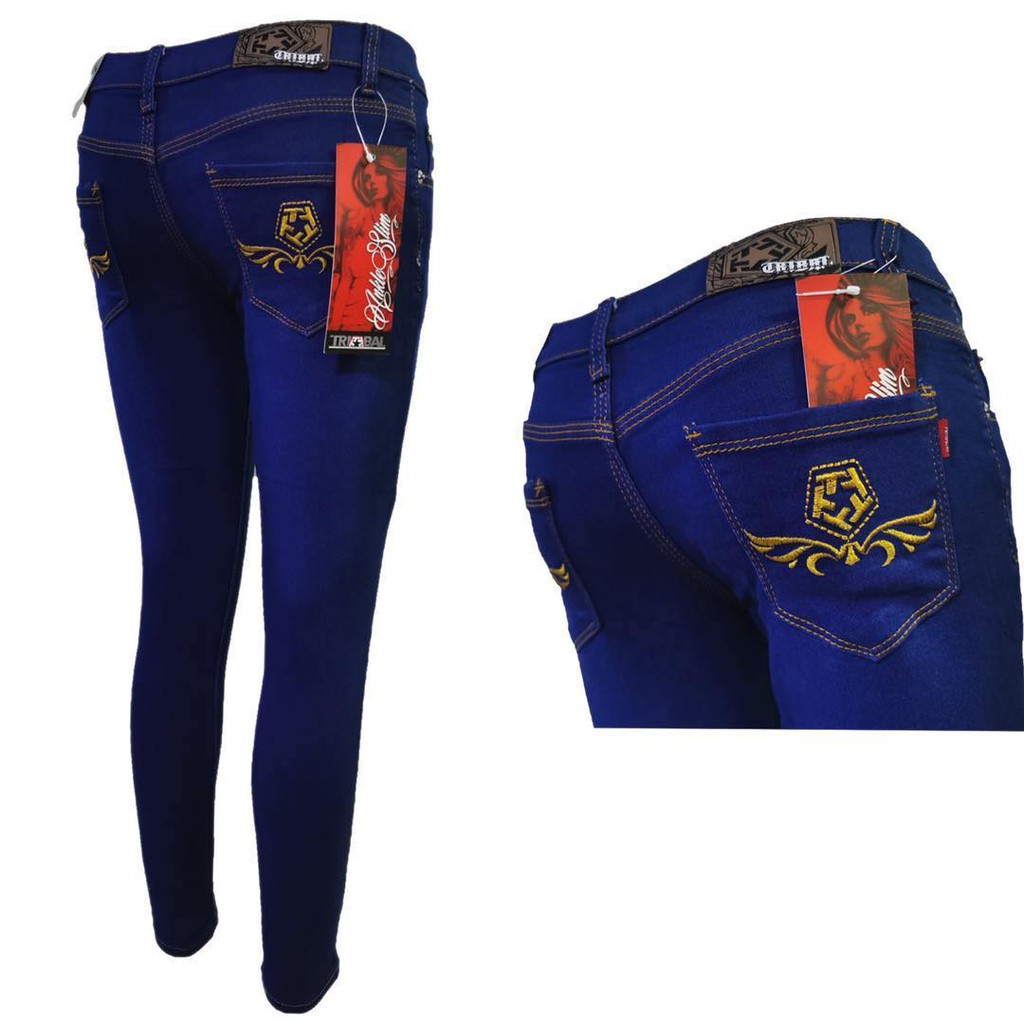 royal blue skinny trousers