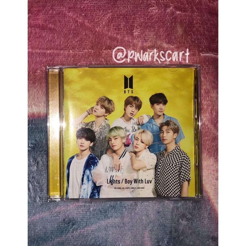 BTS Lights / Boy With Luv Japanese Album (version c) | Shopee Philippines