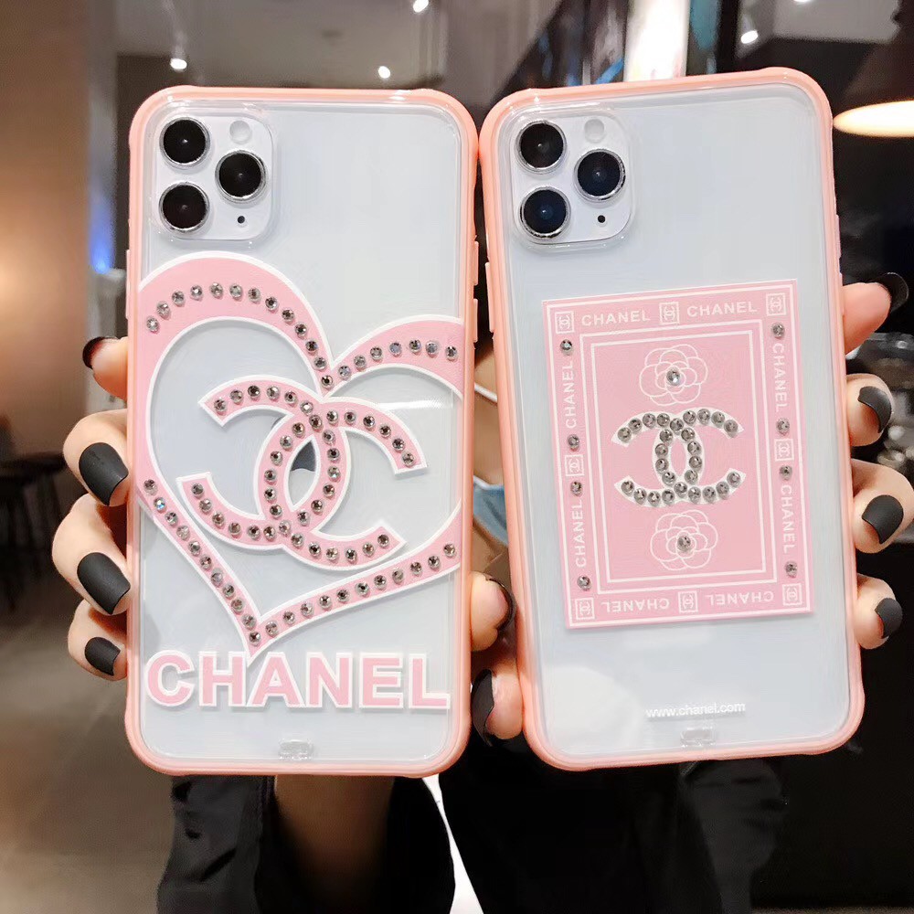 Chanel Love Iphone 11 Pro Max Xr Xs I 7 8 Plus Shiny Tpu Transparent Case Shopee Philippines