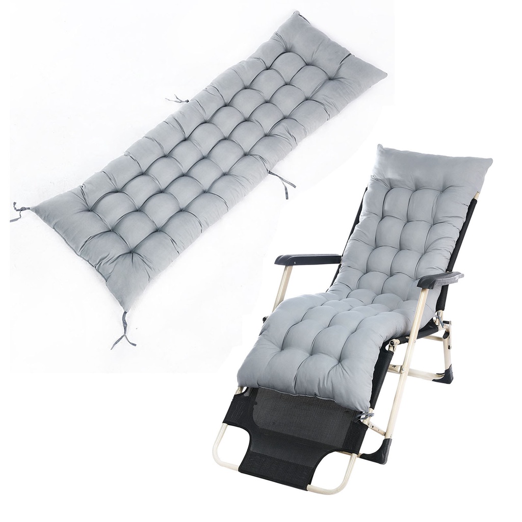 Solid Long Cushion Mat For Recliner Rocking Rattan Chair Folding Thick