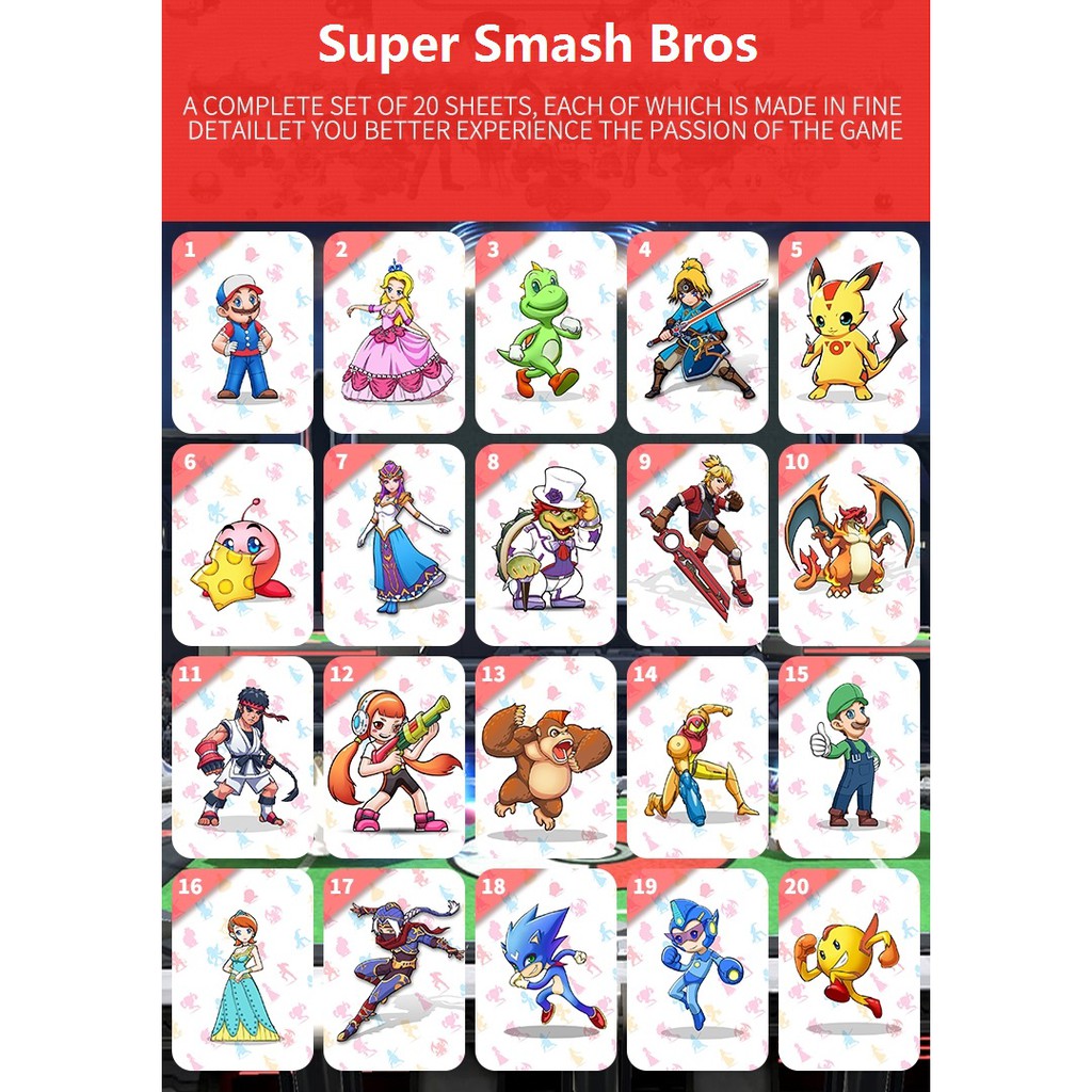 super smash bros nfc cards