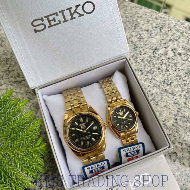 SEIKO 5 Japan with DATE AUTOMATIC hand movement for Men Water Resist (Free  Seiko Box) | Shopee Philippines