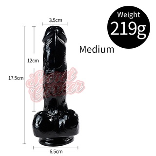Secret Corner 7 inches American Size Penis Dildo Sex Toys for Girls Sex Toys for Women - Black #6