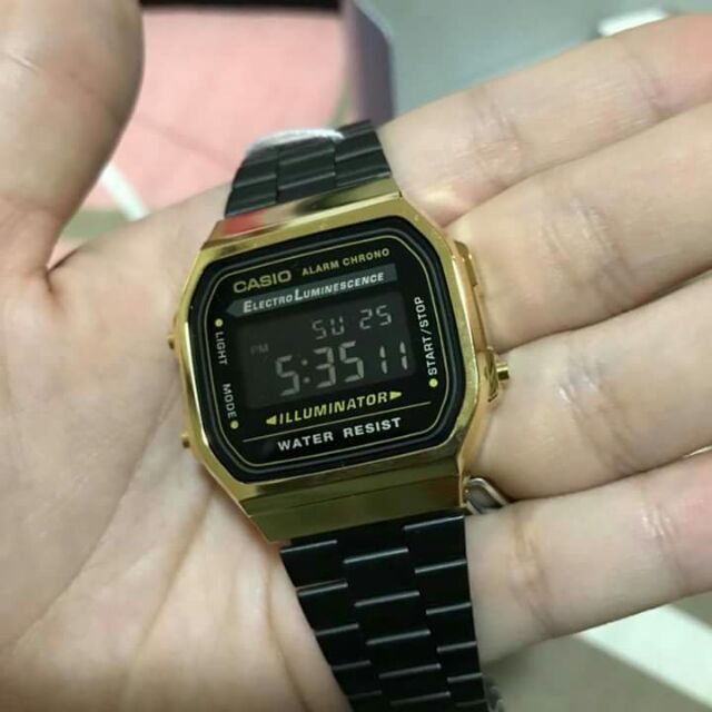 casio a168 black