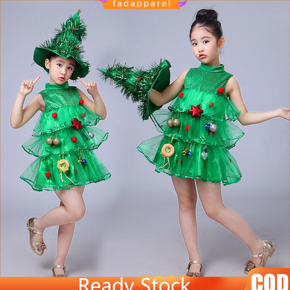 kids christmas tree costume