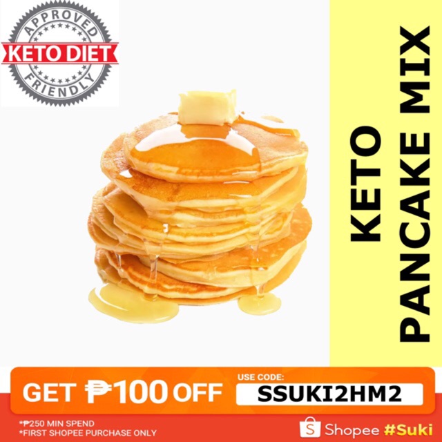 Keto Pancake Mix Made Of Keto Approved Ingredients Keto Diet Low Carb Diet Shopee Philippines