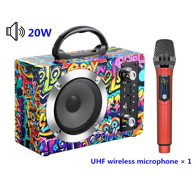 outdoor portable speaker with microphone