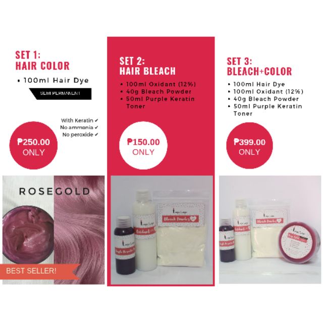 Hair Bleaching Kit Shopee Philippines