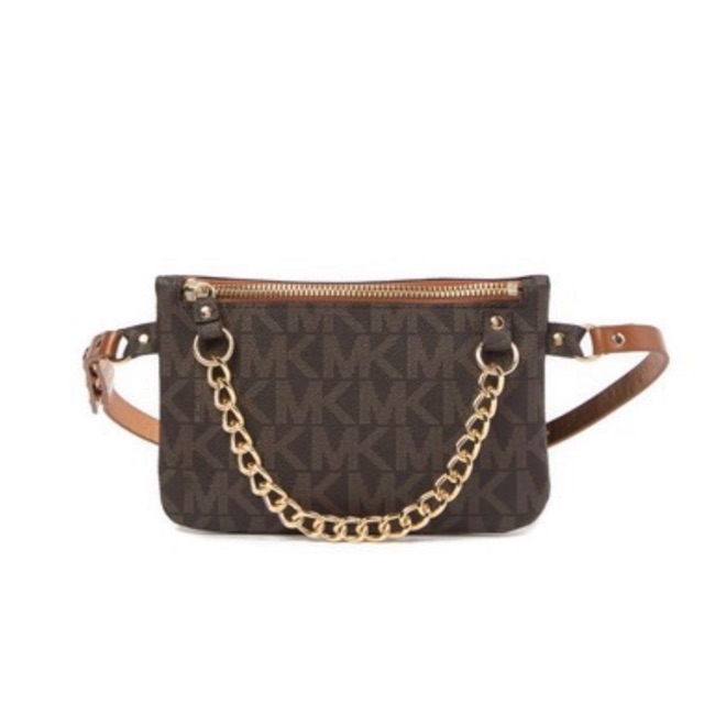 Michael Kors Pull Chain Belt Bag XL | Shopee Philippines