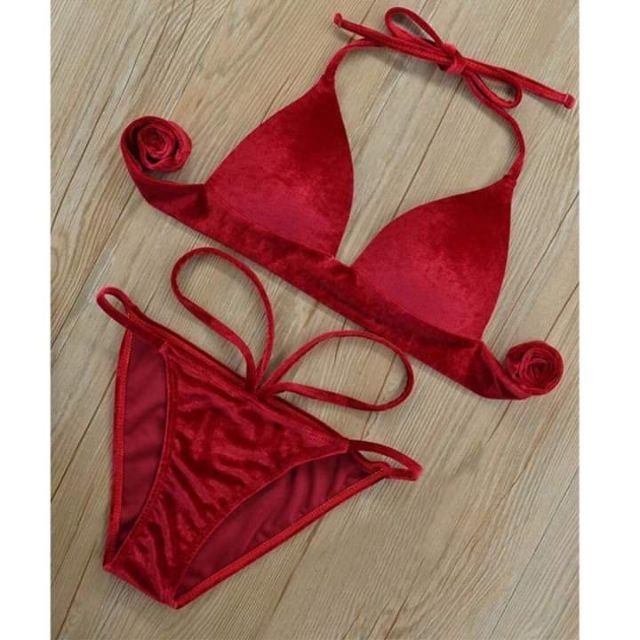 red velvet swimwear