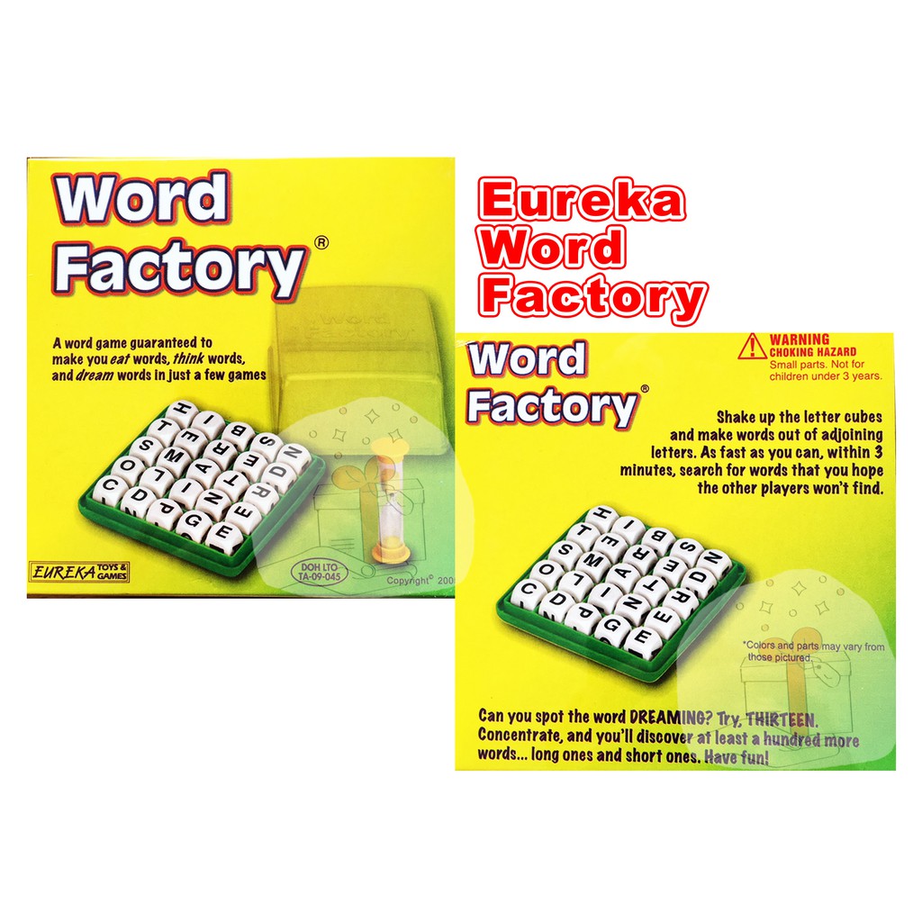 Eureka Word Factory Game Shopee Philippines