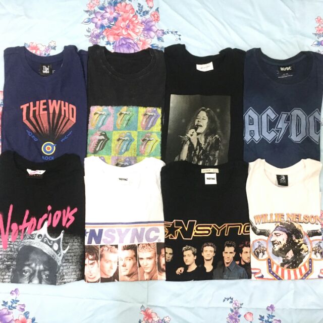 vintage band shirts