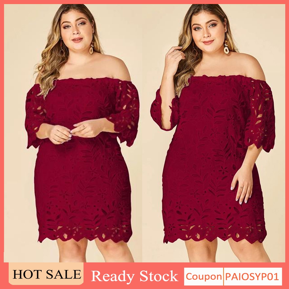 red sexy dress plus size