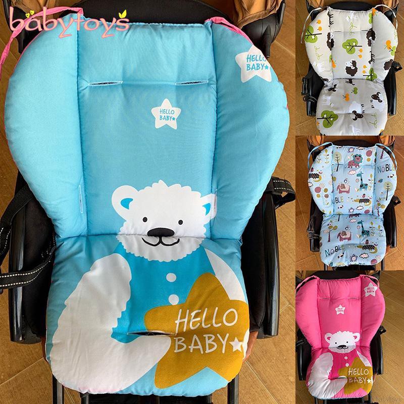 Universal Cartoon Stroller Seat Cover Soft Thick Pram Car Seat