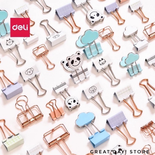 designer binder clips