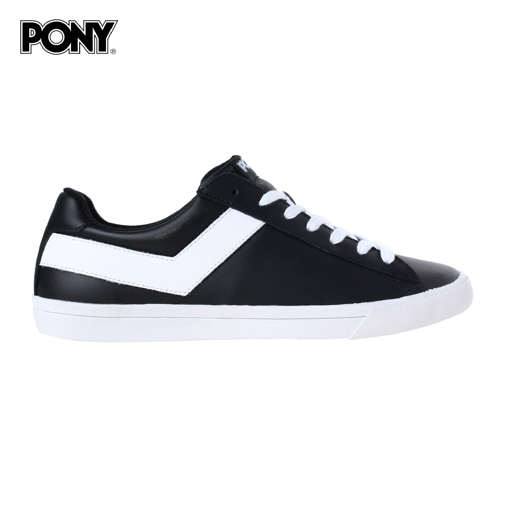 pony shoes black and white