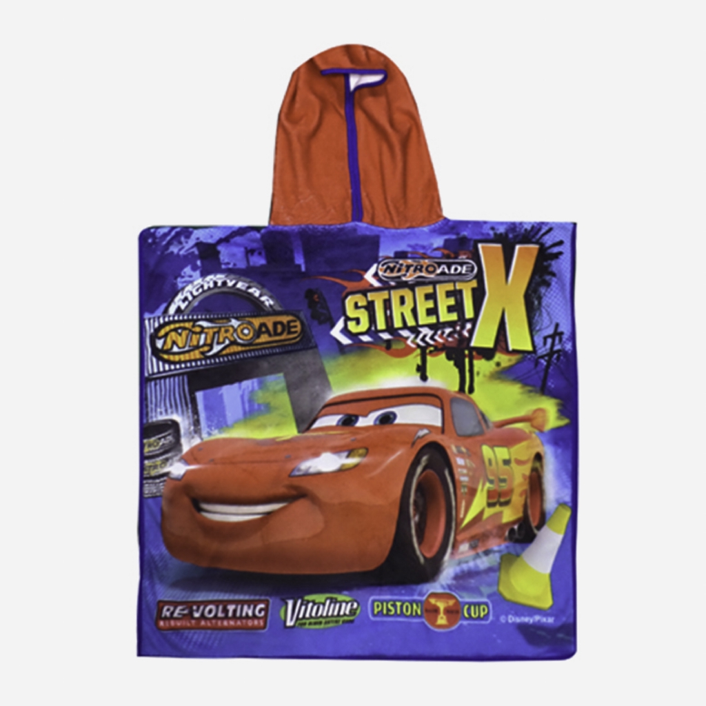 lightning mcqueen hooded towel
