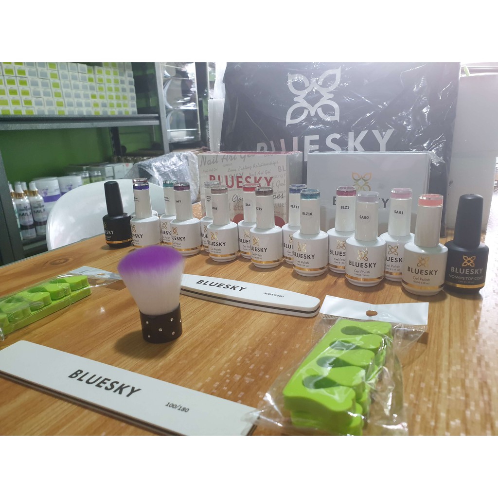Bluesky Gel Polish Promo 1 (with Great Freebies) Shopee Philippines