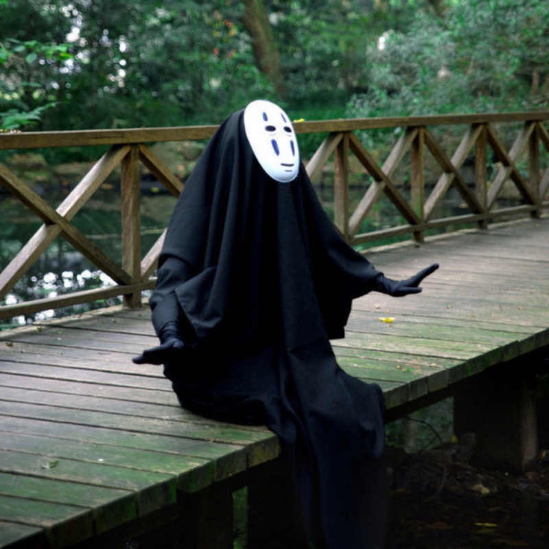 No Face Costume
 [Halloween Cosplay] Spirited Away No Face Costume Cosplay Halloween