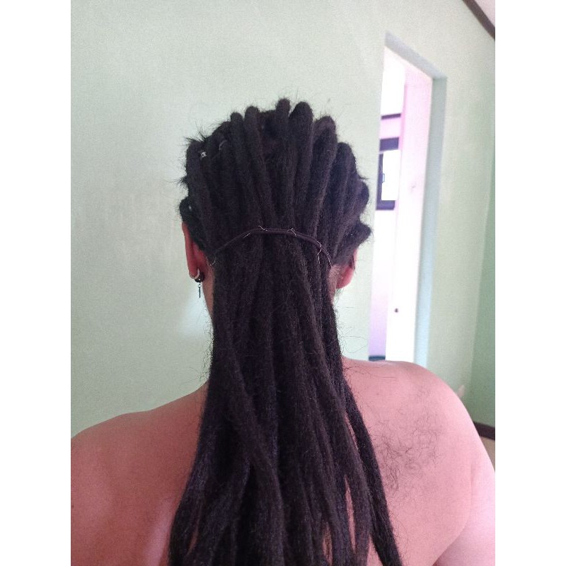 40 PIECES DREADLOCKS SINGLE ENDED EXTENSION LONG JAMAICAN BRAID | Shopee  Philippines