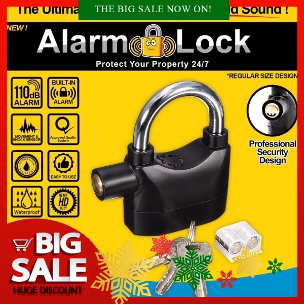 Alarm Lock Anti Theft Security System Padlock Shopee Philippines