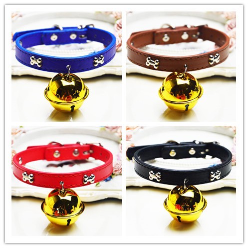 Ready StockBone Collar with Big Bell, 4cm In Diameter, Cute Chao Meng, Pet Dog, Cat and Cat Access #5