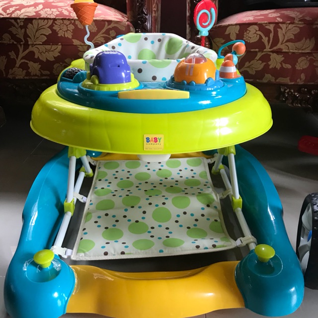 pink baby rocker