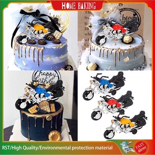 Multicolor Mixed Mini Alloy Motorcycle Toy Birthday Cake Decoration For Boy Man Children Birthday Party Cake Topper Love Gitfs Shopee Philippines