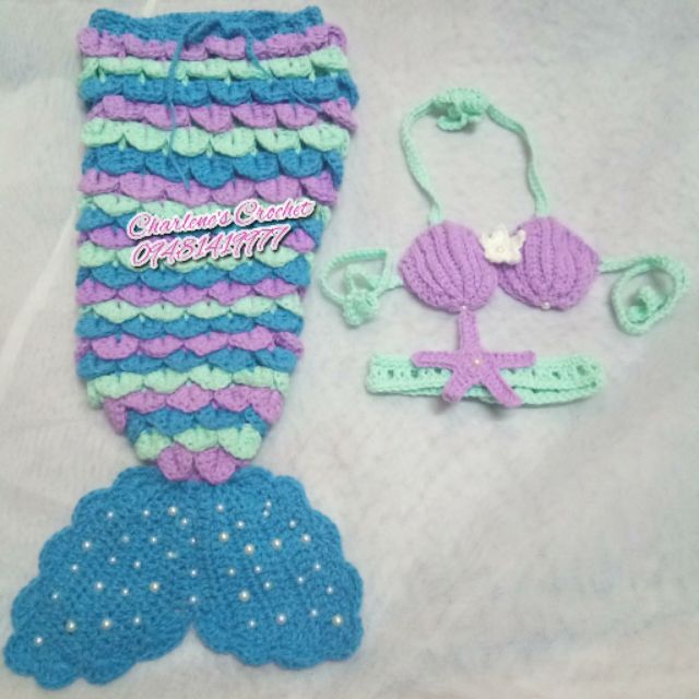 crochet mermaid costume