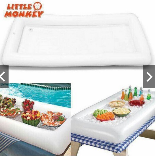 Inflatable Serving Bar Salad Buffet Ice Cooler Picnic Drink Table Party Camping