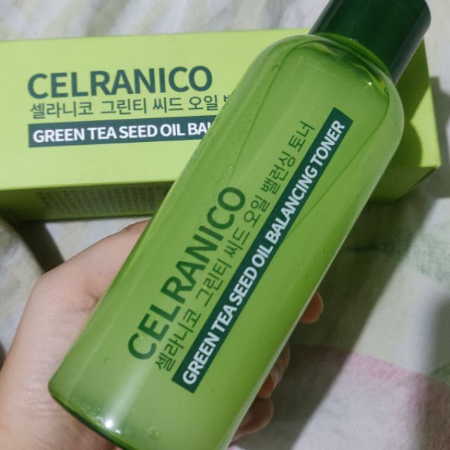 Celranico Green Tea Seed Oil Balancing Toner 180ml Shopee