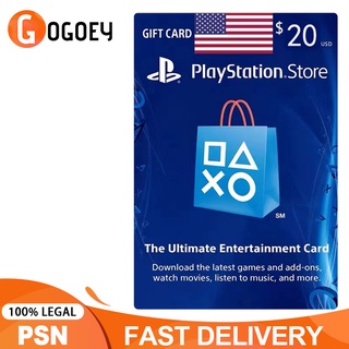 PSN Playstation Network Gift Codes US 20USD