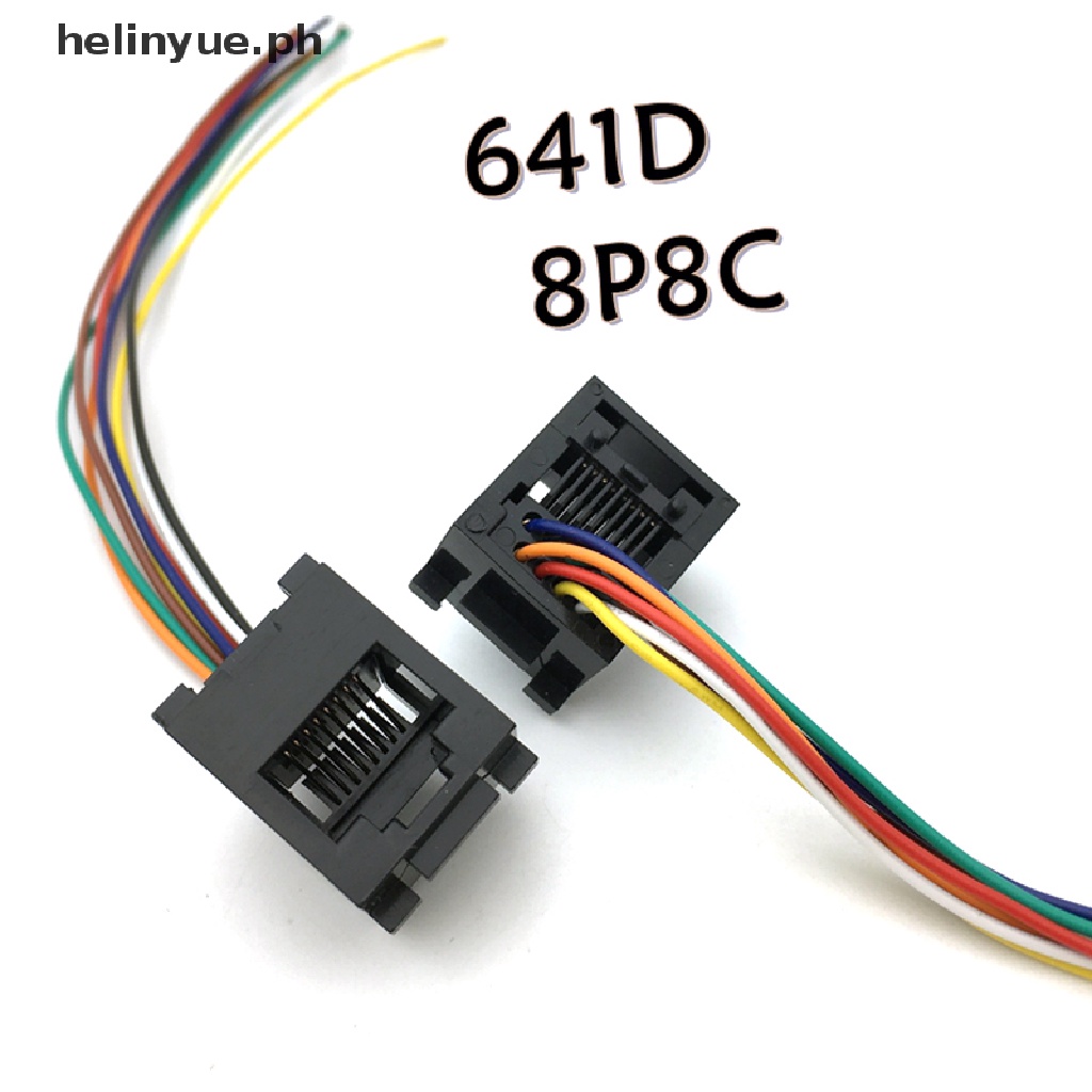 helinyue 10Pcs RJ11 RJ12 RJ45 Telephone Female Socket Connector With Wire 4P4C 6P6C 8P8C ph Shopee Philippines helinyue 10Pcs RJ11 RJ12 RJ45 Telephone Female Socket Connector With Wire 4P4C 6P6C 8P8C ph Shopee Philippines