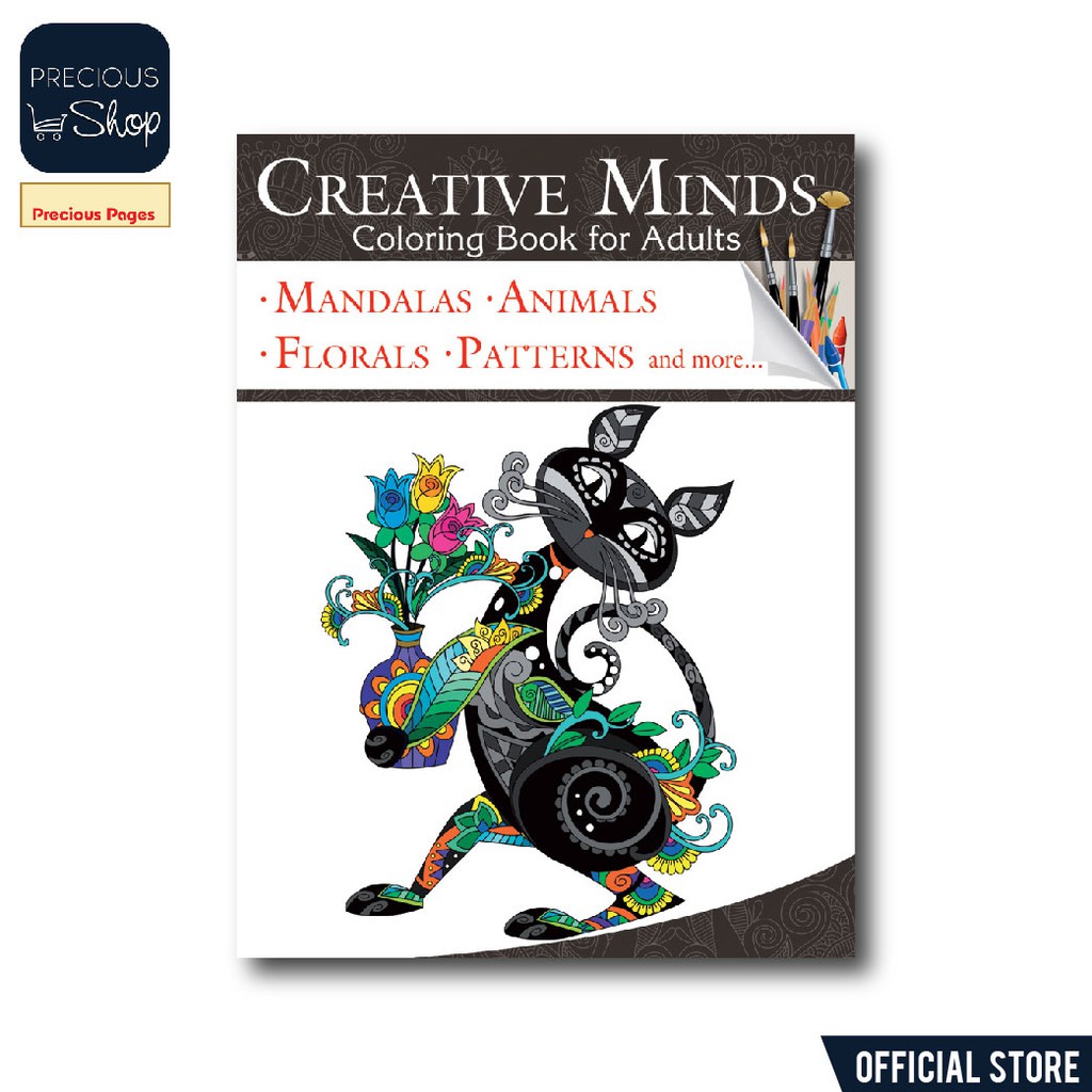 Download Creative Minds Coloring Book for Adults 14 | Shopee ...