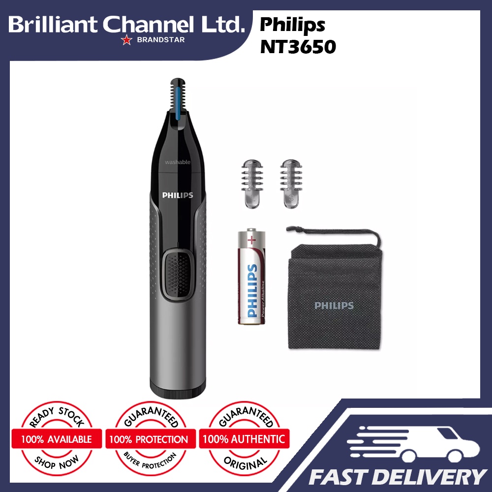 Philips NT3650 Nose trimmer series 3000 Nose, ear & eyebrow trimmer