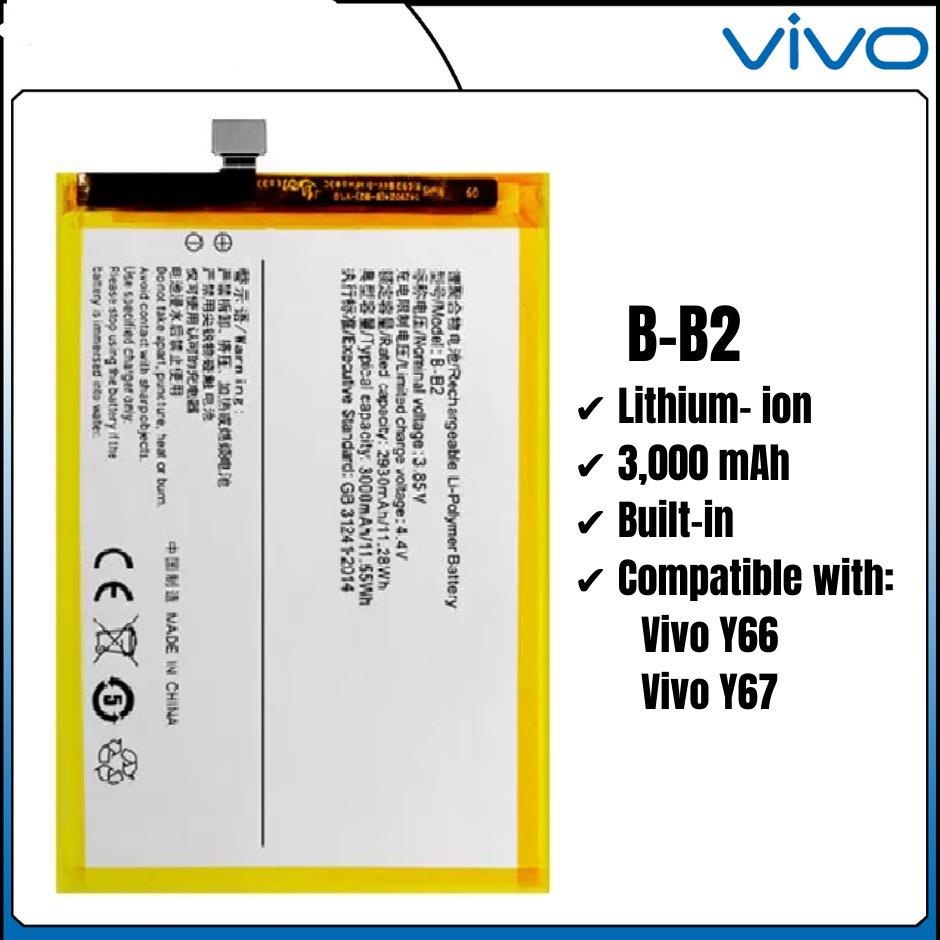 Vivo V5 Y67 / Lite Y66 V5s Model B-B2 3000mAh Battery | Shopee Philippines