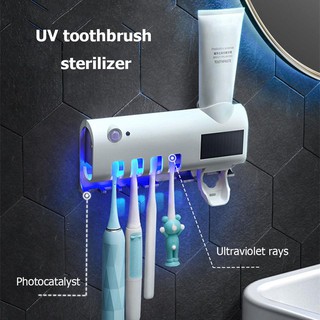Toothbrush sterilizer UV Light Sterilizer Auto Toothpaste Dispens