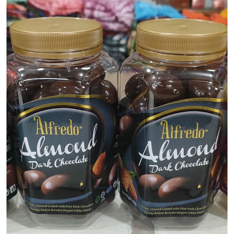 Alfredo's Almond Dark Chocolate Jar 450 grams Shopee Philippines