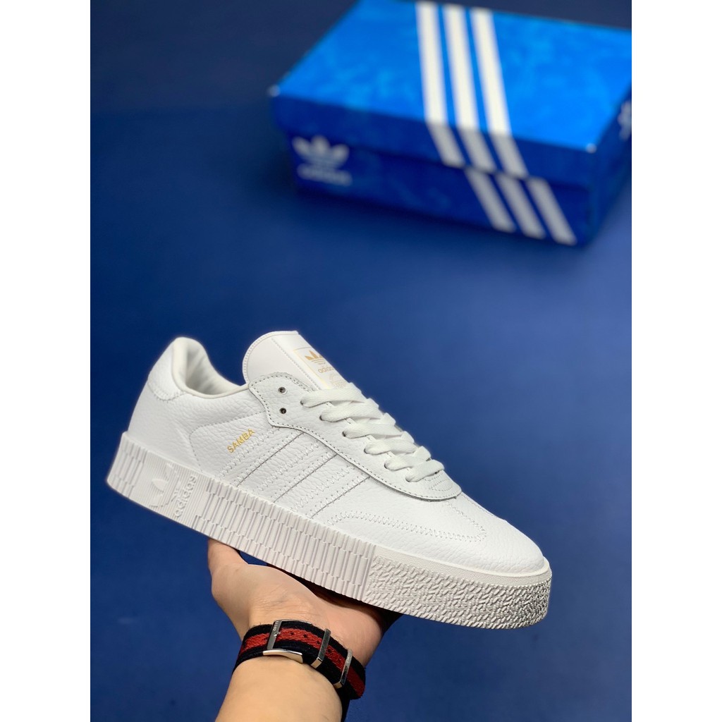 adidas samba white platform