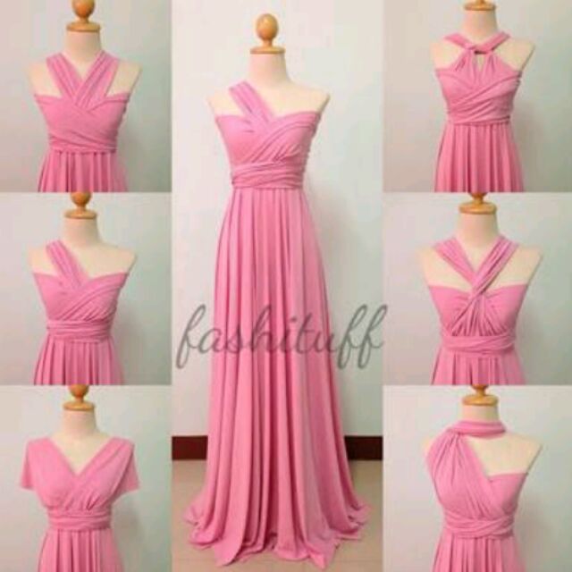 blush infinity dress