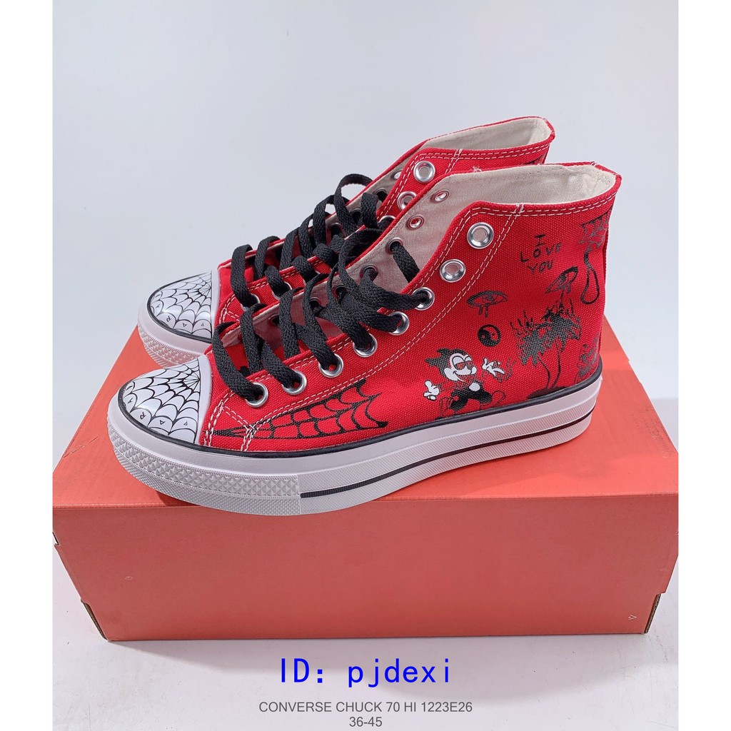 converse cartoon shoes